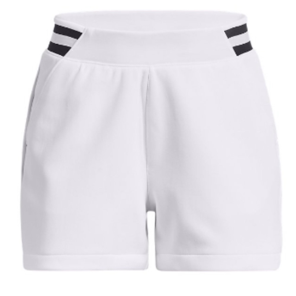 NWT - Women’s Under Armour Links Club Short - XL - Deadstock -White/Black
